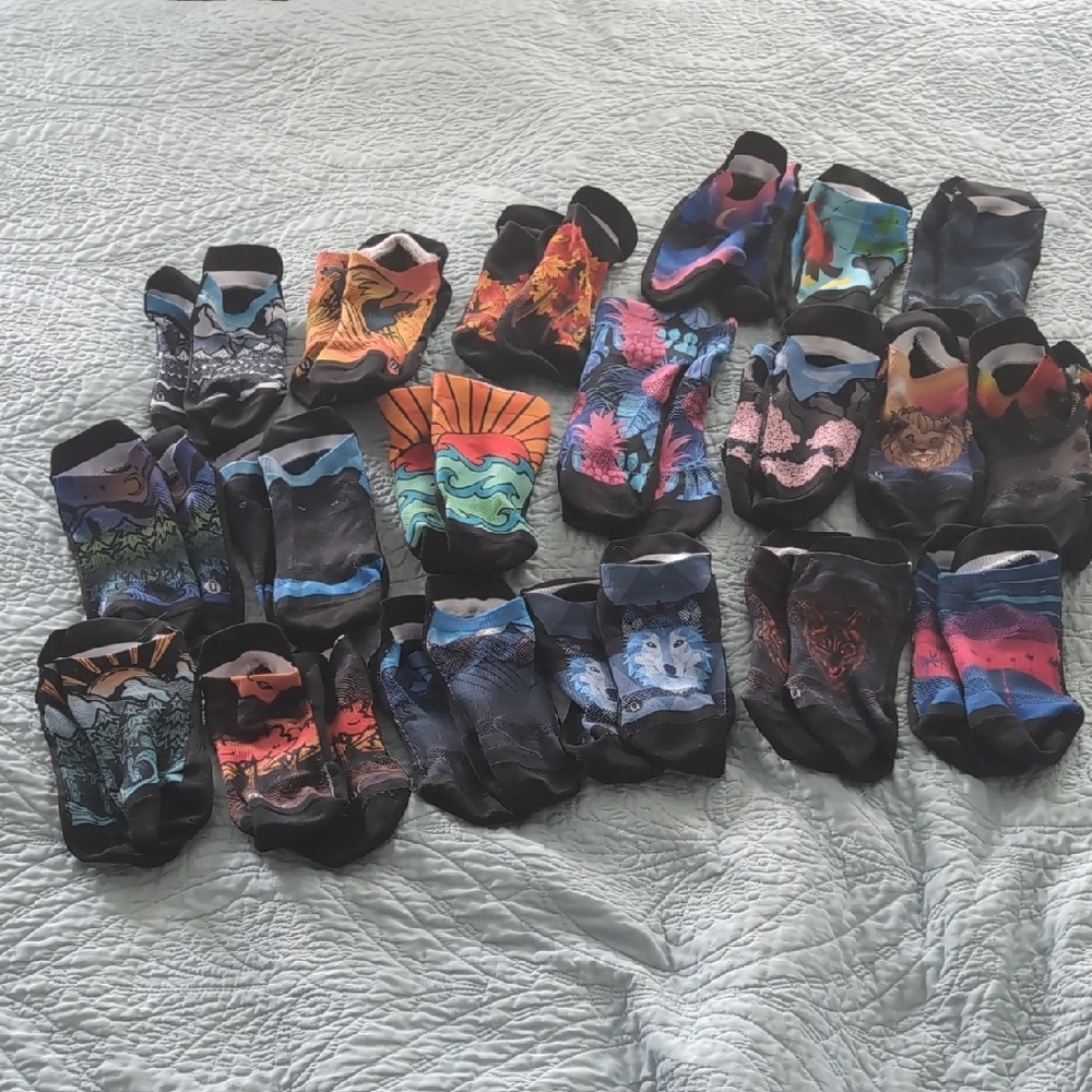 Colorful Patterned Socks Set